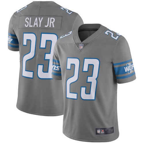 Detroit Lions Limited Steel Men Darius Slay Jersey NFL Football 23 Rush Vapor Untouchable